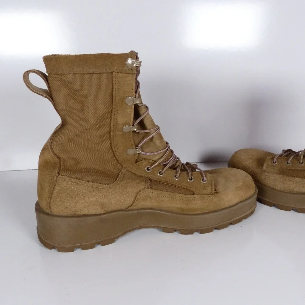 Altama Gore-Tex Combat Boots SPM1C1-12-D-1053 Coyote Brown Size 12R Tan Suede
